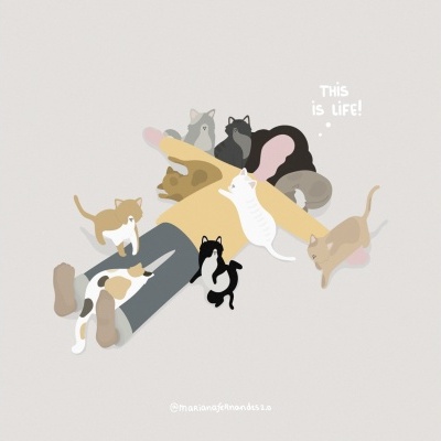 ILUSTRAÇÃO " THIS IS LIFE " MARIANA FERNANDES 2.0