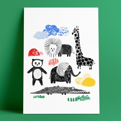 ILUSTRAÇÃO "JUNGLE" BÁRBARA R.