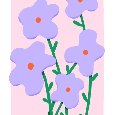 ILUSTRAÇÃO "FLOWERS OR FRIED EGGS?" KIKA