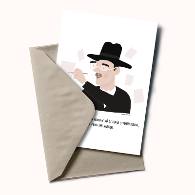 POSTAL "FERNANDO PESSOA" ADRIANA FONTELAS