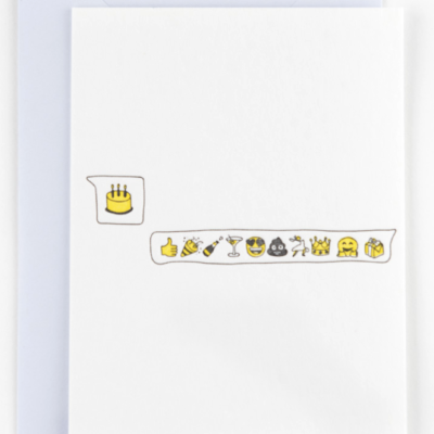 POSTAL "BIRTHDAY EMOJI" STUDIO FLASH