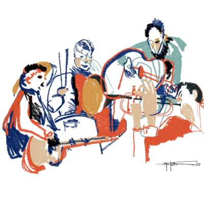 ILUSTRAÇÃO "MÚSICA PARA OS NOSSOS OUVIDOS" MARIA JOÃO FARIA