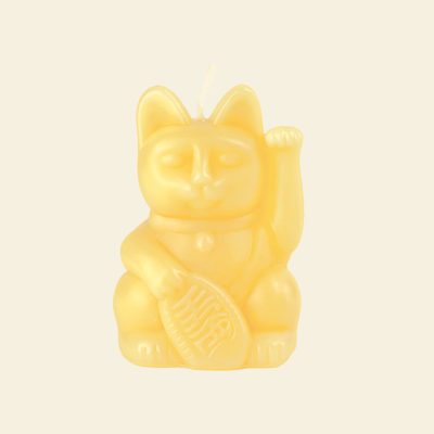 VELA "LUCKY CAT - AMARELO" DONKEY