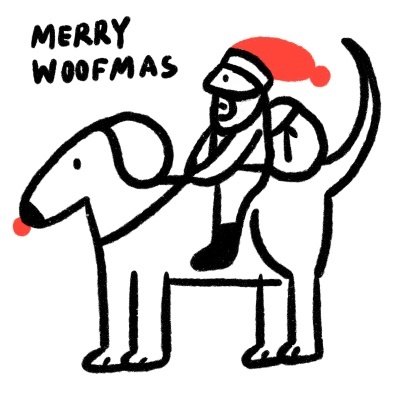 AZULEJO "HAPPY WOOFMAS" MATILDE HORTA