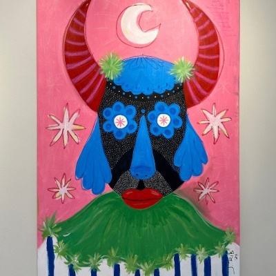 ORIGINAL "FOLIÃO COM MÁSCARA II" JEFFERSON RIB