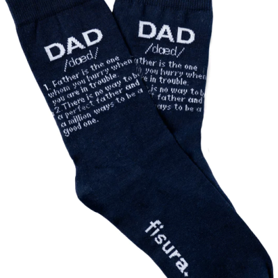 Meias "Dad - Blue" FISURA