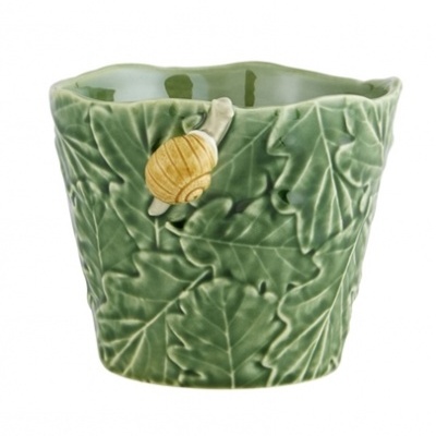 JARDIM DE INSETOS - "VASO COM CARACOL" BORDALLO PINHEIRO