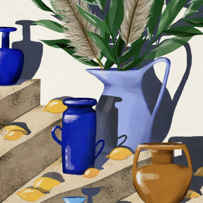 ILUSTRAÇÃO "LEMON WATER" EVA HALFERS