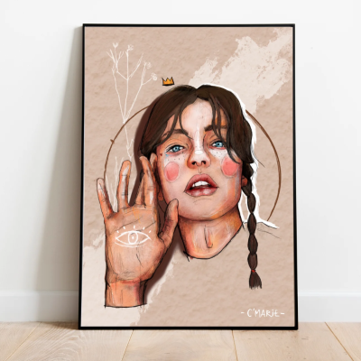 ILUSTRAÇÃO "I MISS YOU IN THE MORNING LIGHT" C'MARIE