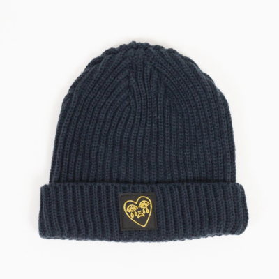 GORRO COM PUNHO NERVURAS CRYING HEART PRETO (patch dourado/preto) COUSINS COLLECTIVE
