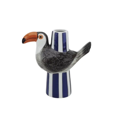 Vase - Toucan - Violet/Grey/Orange House Vitamin