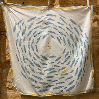 LENÇO "CARDUME" MARTA NUNES