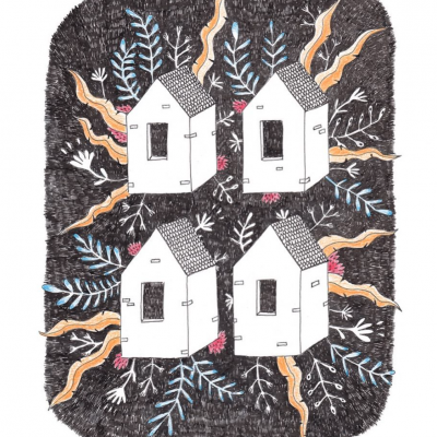 ILUSTRAÇÃO "HOUSE OBSESSED" BÁRBARA AMARAL