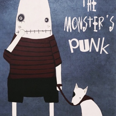 ILUSTRAÇÃO INFANTIL "THE MONSTER'S PUNK" LEONOR FEIJÓ