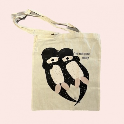 TOTE BAG INFANTIL "FROM CARING" LEONOR FEIJÓ