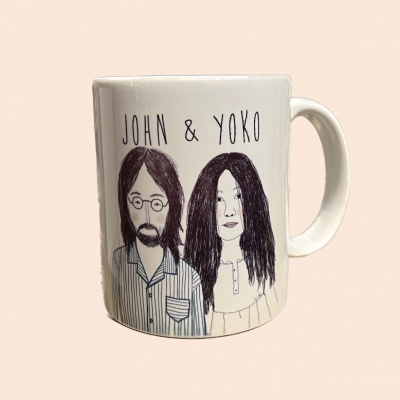 CANECA "JOHN & YOKO" LEONOR FEIJÓ