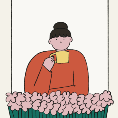 ILUSTRAÇÃO "UMA MANHÃ CALMA" CLÁUDIA PENA