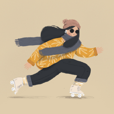 ILUSTRAÇÃO "ROLLING" SARA LOU