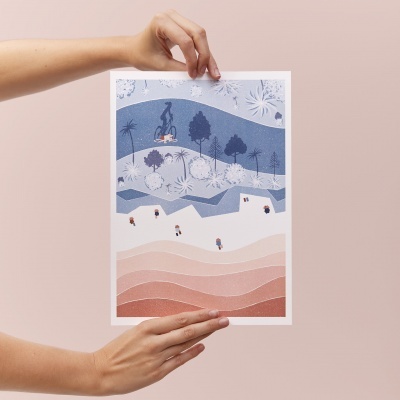 ILUSTRAÇÃO "PASSEIO DE VERÃO" JOANA MUNDANA