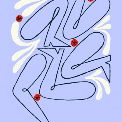 ILUSTRAÇÃO A3 "LET´S GET READY TO DANCE II" CATARINA OSCARINA