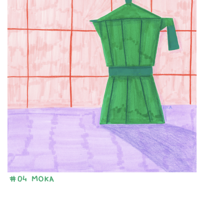 ILUSTRAÇÃO "#04 MOKA" KIKA