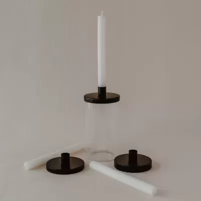 CASTIÇAL PARA FRASCO "LISO" EULENSCHNITT