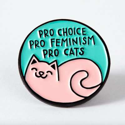 PRO CATS PRO CHOICE ENAMEL PIN PUNKY PINS