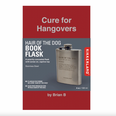 HAIR OF THE DOG - BOOK FLASK KIKKERLAND