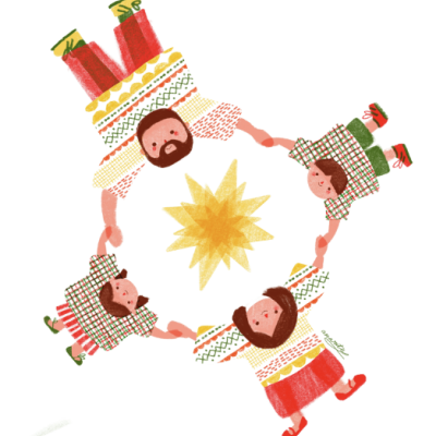 ILUSTRAÇÃO "XMAS FAMILY STAR" ANA RITA ROBALO