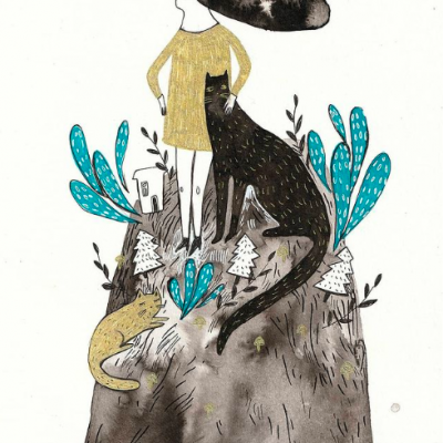 ILUSTRAÇÃO "CAT MOM" MIRJAM SIIM