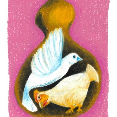 ORIGINAL "CABAÇA COM CÉU E TERRA" JEFFERSON RIB