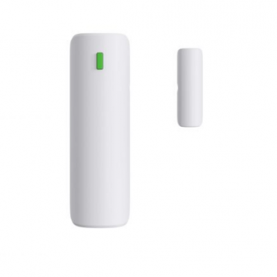 Dois dispositivos eletrónicos brancos sobre fundo branco