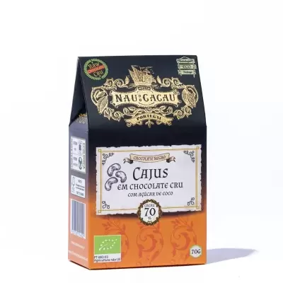 Cajus em Chocolate Cru