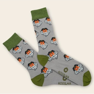 Meias Rodilha Coração Pequeno