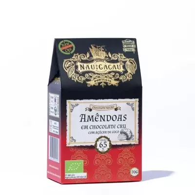 Amêndoas em Chocolate Cru