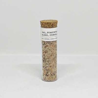 Tubo - Sal Aromatizado Pimentos, Alho e Cebola