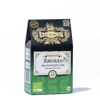 Amoras em Chocolate Cru