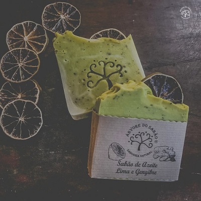 Sabão de Azeite, Lima e Gengibre