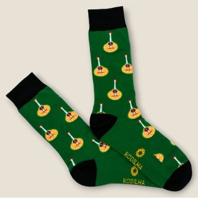 Meias Rodilha Guitarra Pequeno