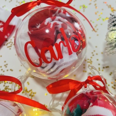 Bola de Natal com meias Bola de Natal com meias
