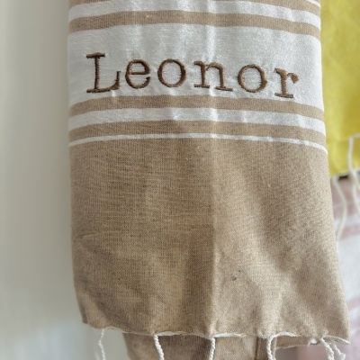 Toalha de praia personalizada