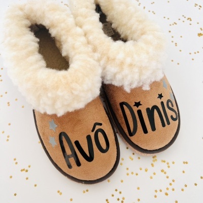 Pantufas com pelo - Família Pantufas com pelo - Família