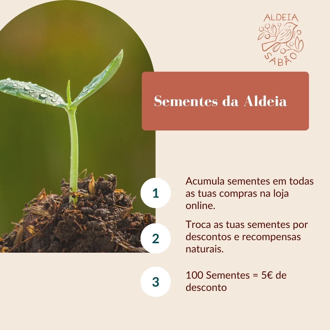 sementes da aldeia sabão