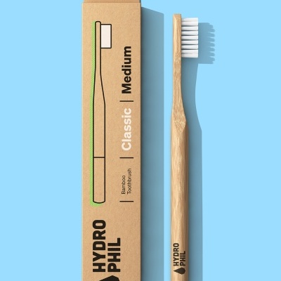 Escova de Dentes de Bambu Hydrophil - Média