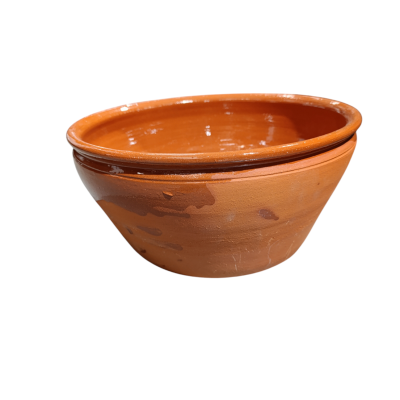 Caçoila de Barro Vermelho Vidrada