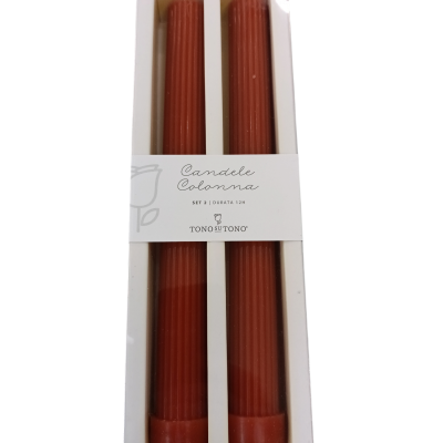 Pack 2 Velas Pilar Colonia 27cm