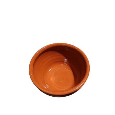 Caçoila de Barro Vermelho Vidrada