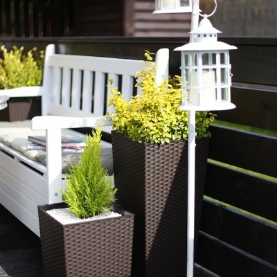 VASO RATTAN 30*30*30