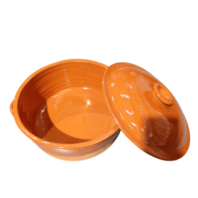 Tacho de Barro com Testo Vidrado