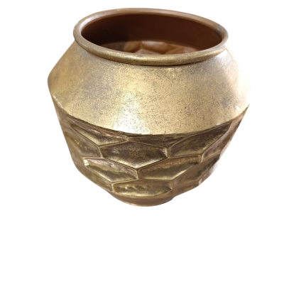 Vaso Metal Ouro 20x30cm